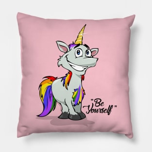 Be Yourself - Unicorn #2    Lt Tees Pillow