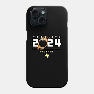 Prosper Texas 2024 Total Solar Eclipse Phone Case