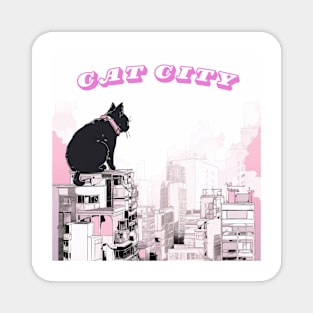 Cat city Magnet