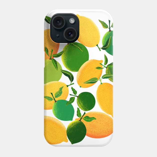 Lemons and Limes Phone Case by LeanneSimpson