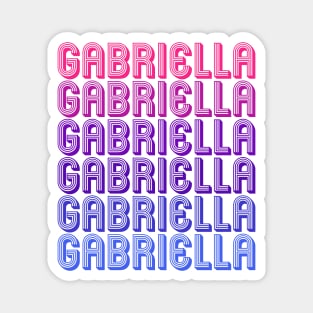 Gabriella - Retro Minimal Line Pattern Magnet