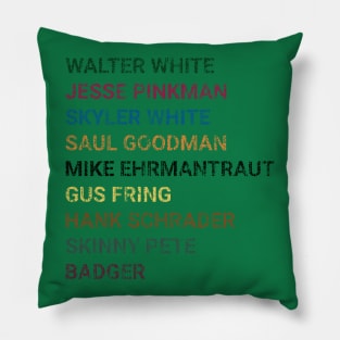 Breaking Bad Cast Pillow