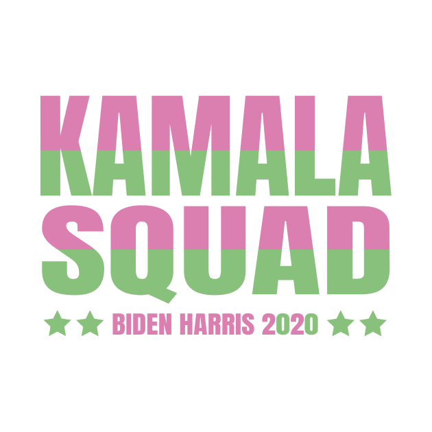 Kamala Squad, Team Kamala Pink Green, Biden Harris 202, Biden Supporter by NooHringShop