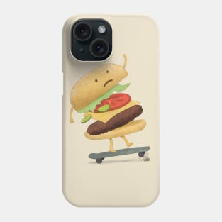 Burger Wipe-Out Phone Case