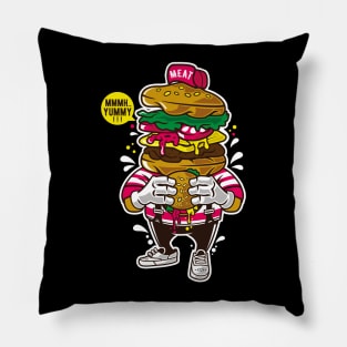 Love Burgers Pillow