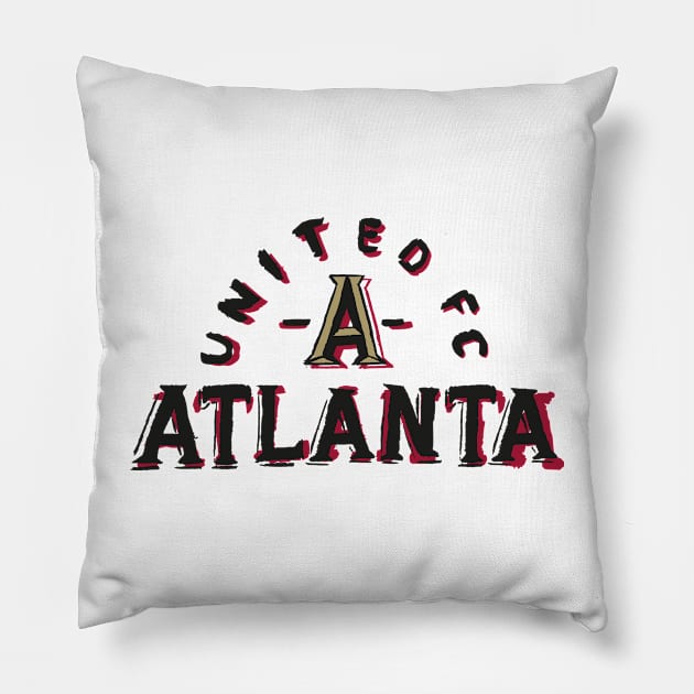 Atlanta Uniteeed fc 07 Pillow by Very Simple Graph