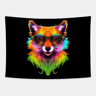 cool fox Tapestry