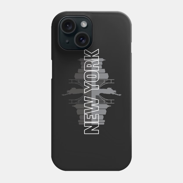 New York, USA Skyline Phone Case by Suniquin