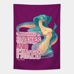 Snake - Drawlloween2018 Tapestry