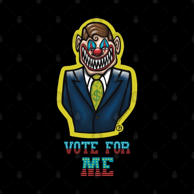 Clown Politician by Art from the Blue Room