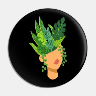 planter head pot plants lover Pin