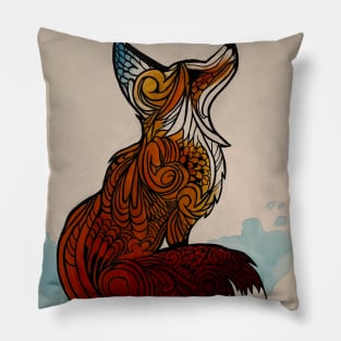 Zendala Fox Pillow