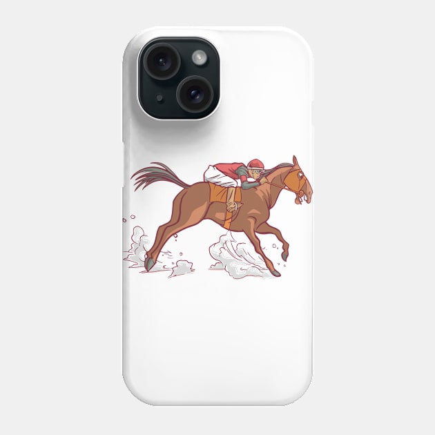 Horseback riding Phone Case by AntiAntiFlorian