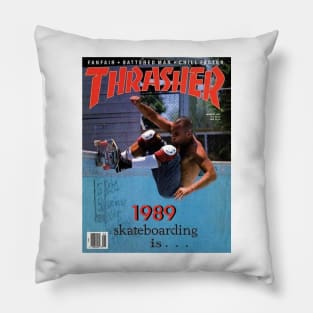 80s skate streetwear Pillow