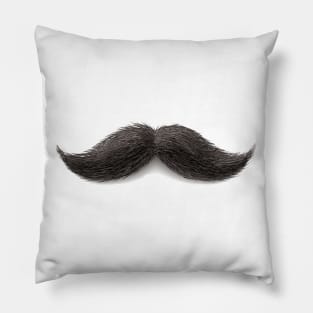 Black mustache Pillow