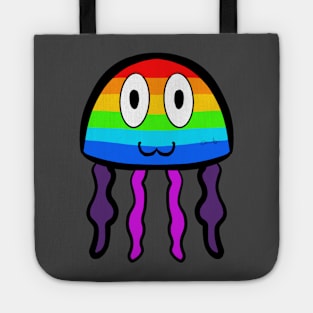 Rainbow Pride Jellyfish Tote