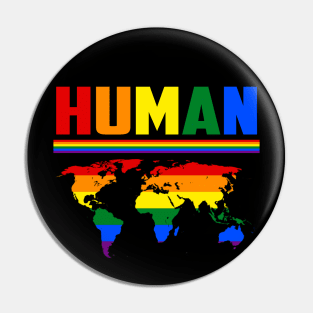 Human Rights Day and Gay Pride Day LGBT Pin