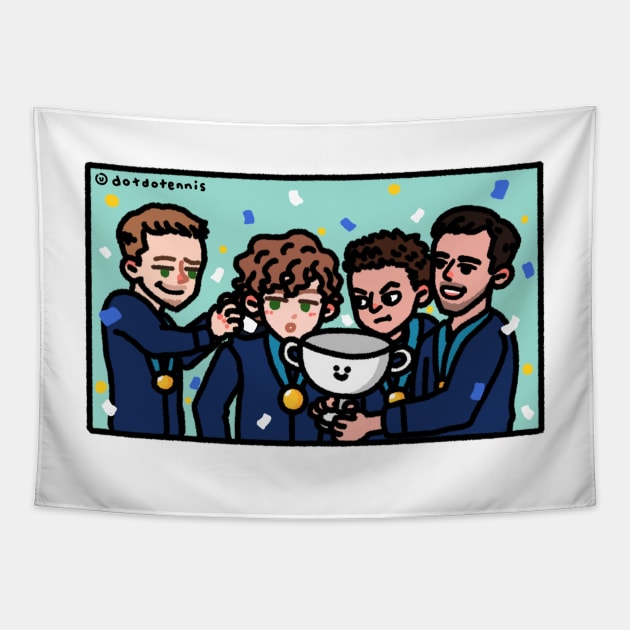 Team Russia :3 Tapestry by dotbyedot