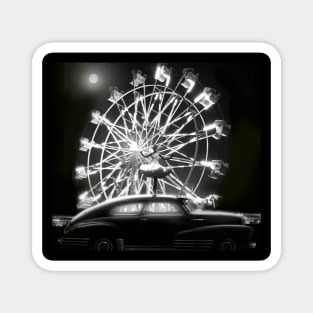 CARNIVAL DANCER AND FERRIS WHEEL Magnet