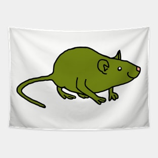 Green Rat Tapestry