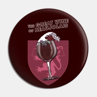 Beaujolais French wine Pin