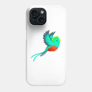 Quetzal bird Phone Case