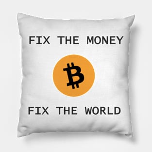 Fix the world BTC Pillow