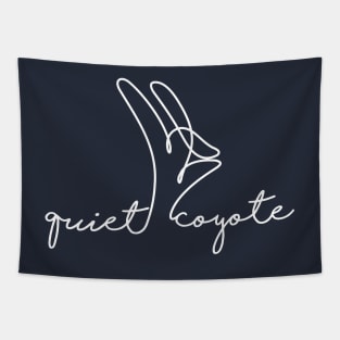 quiet coyote Tapestry