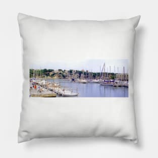 Porto Christo Harbour III Pillow