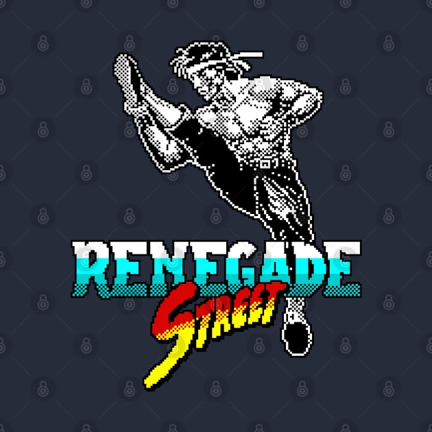 Renegade Street 8 Bit Art by 8 Fists of Tees