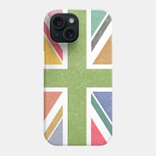 Great Britain / Faded Style Multi-cultural Union Jack Design Phone Case