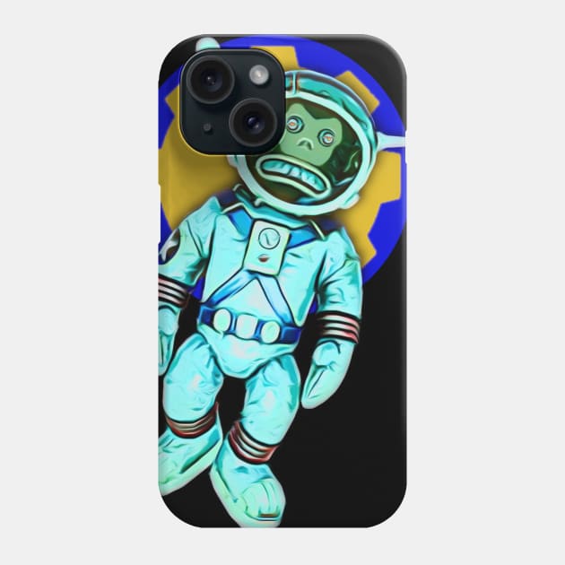 Space monkey Phone Case by Thomasky