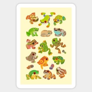 Realistic Frog Stickers for Sale