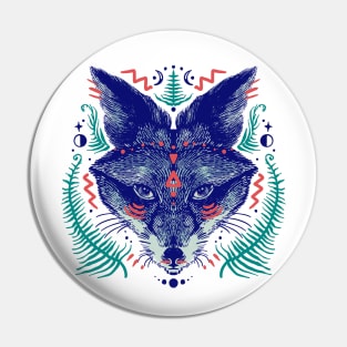 Fox animal spirit Pin