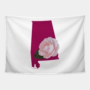 Alabama Camellia Tapestry