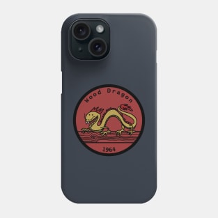 Wood Dragon Year of the Dragon 1964 Phone Case