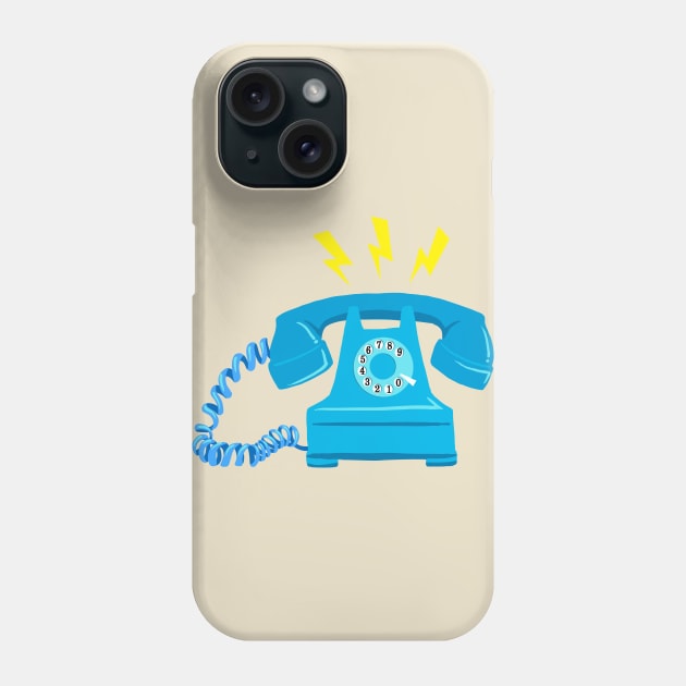 Telephone kring-kring Phone Case by Orange-C