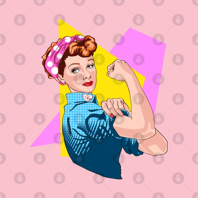 Lucy the Riveter v2 by Wayofthepencil