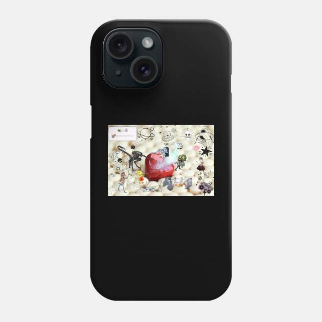 PEEP ART PRINTS Phone Case by MICHAEL ZHOU