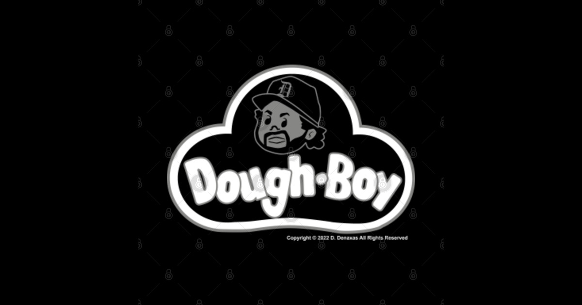 DoughBoy Blackout Version Dough Boy TShirt TeePublic