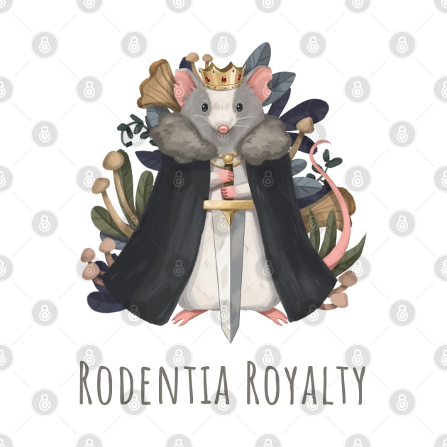 Adorable Royal King Rat by PamelooArt