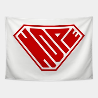 Hope SuperEmpowered (Red) Tapestry