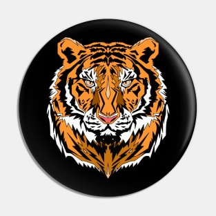 Tiger Head Pin