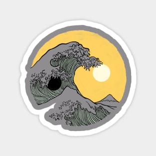 Summer yin yang Magnet