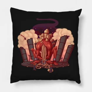 psychedelic Space god Pillow