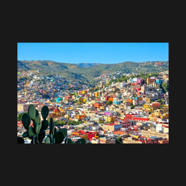 Point de vue sur la ville de Guanajuato by franck380