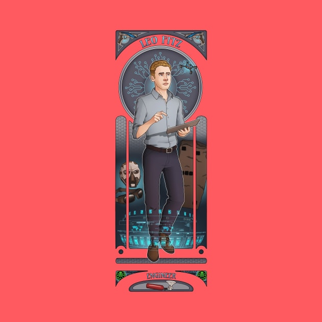 Art Nouveau - Leo Fitz by eclecticmuse