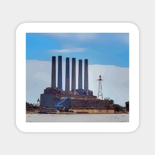 St. Louis power plant Magnet