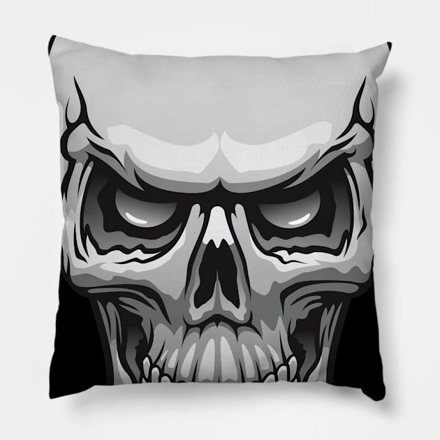 Danger Sculpt ! Pillow by Aliz Aussi