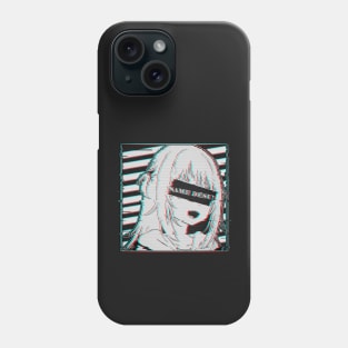 Gawr Gura Hololive En Glitched Phone Case